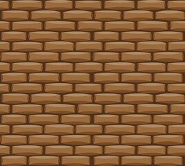 Seamless brick wall. Realistic color stone  texture. Decorative pattern for interior loft style. Template design background