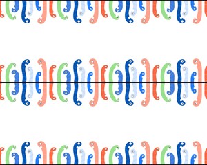 Cartoon animals toys seamless worms snakes pattern for wrapping paper and fabrics and linens and packaging