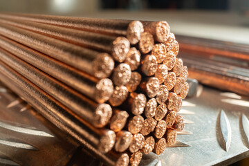 Copper rods