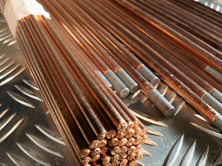 Copper rods