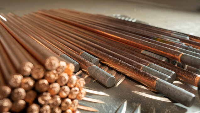 Copper rods