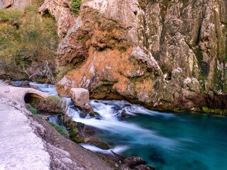 Krka river stream national park