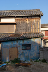 日本の香川県小豆島の古くてとても美しい建物