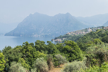Panorama of SIviano in Monte Isola