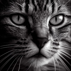 photo of a young adult cat generated with Artificial Intelligence
