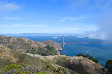 Golden Gate Bridge in San Francisco, CA.