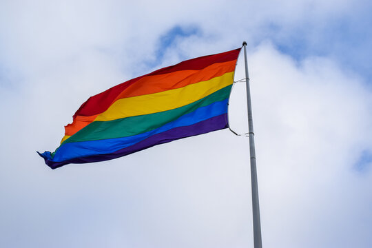 Rainbow Pride Flag from Castro District in San Francisco, CA.