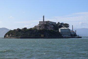 Alcatraz Island in San Francisco, CA.