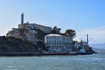 Alcatraz Island in San Francisco, CA.