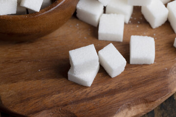 Refined white beet sugar, cubes