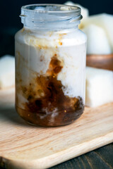 delicious yogurt with the taste of figs