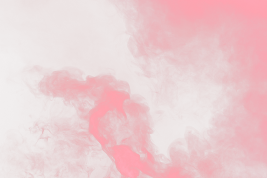 Red Dense Fluffy Puffs of White Smoke and Fog on Black Background, Abstract Smoke Clouds, All Movement Blurred, intention out of focus, and high low exposure contrast, copy space for text logo, png