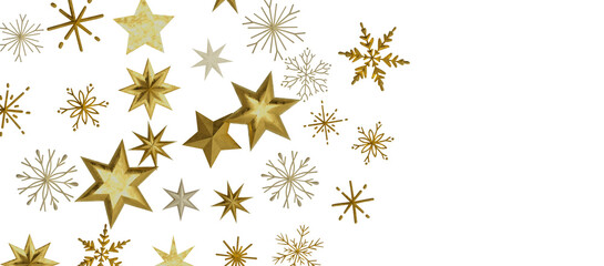 stars. Confetti celebration, Falling golden abstract decoration for party, birthday celebrate,