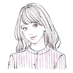 女性のイラスト素材