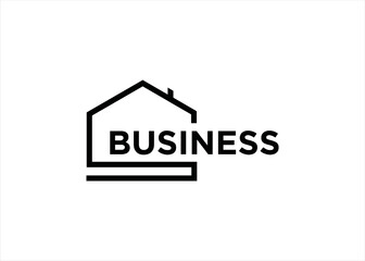 home house building business logo template construction architect