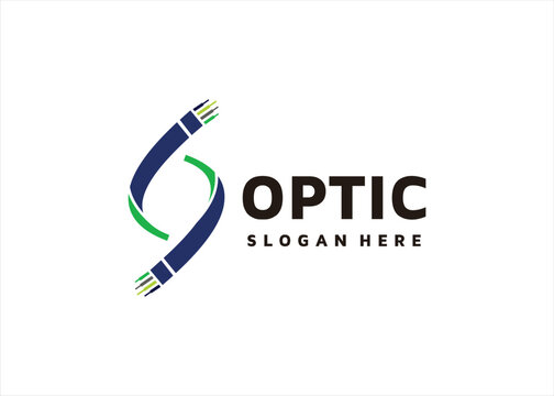 optical cable logo design