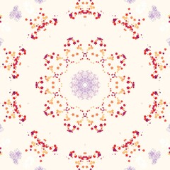 beautiful design inspired of flowers with middle east style