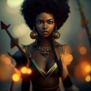 african female warrior