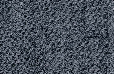 Texture of gray knitted clothes