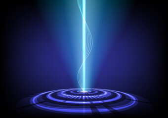 Portal_Blue_Light_Teleport_Circle_Background