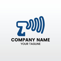 inspiring modern minimalist megaphone logo template