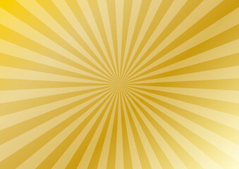 集中線　背景　金色　ゴールド