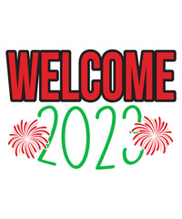 Welcome 2023 SVG Cut File