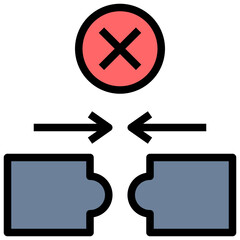 Fototapeta premium rule filled outline style icon