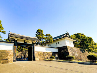 Fototapeta na wymiar 江戸城　桜田門