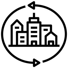 area outline style icon