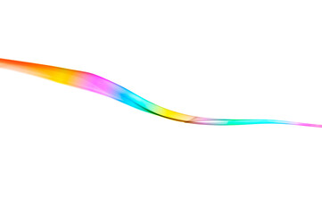 colorful smoke on white background