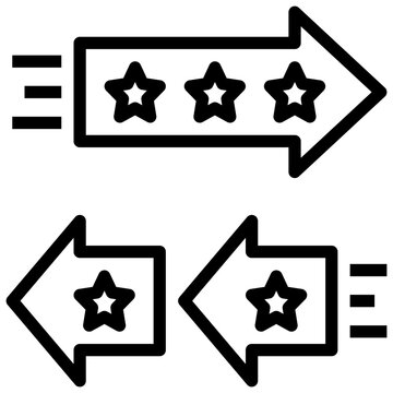 Differentiation Outline Style Icon