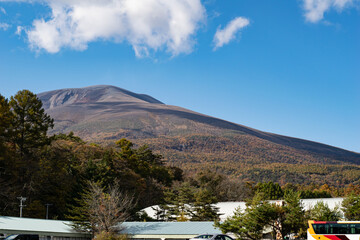 Landscape mountain with sky and clouds 