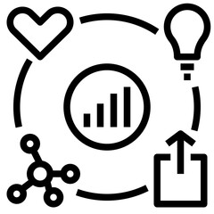 gift outline style icon