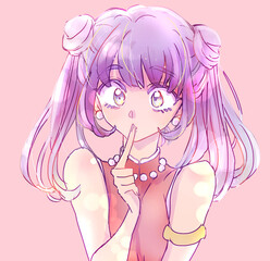 チャイナ服を着た中国人イメージの女性