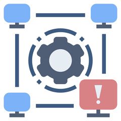 disconnect flat style icon