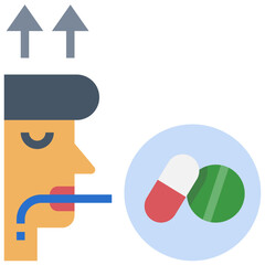 effective flat style icon