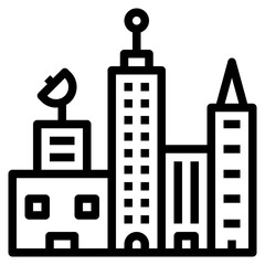 metropolitan outline style icon