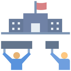 rally flat style icon