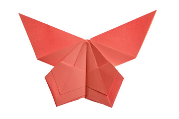 red butterfly origami - obrazy, fototapety, plakaty