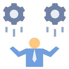 skill flat style icon