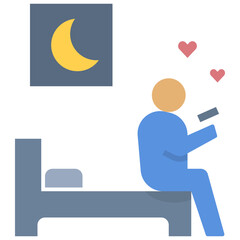 smartphone flat style icon