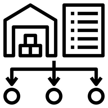requisition outline style icon