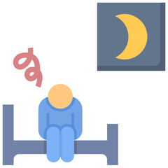 stress flat style icon