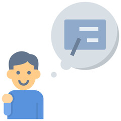 teacher flat style icon