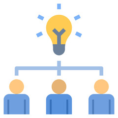 teaching flat style icon