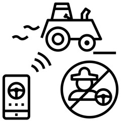 smart outline style icon