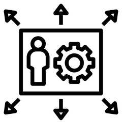 ubiquitous outline style icon
