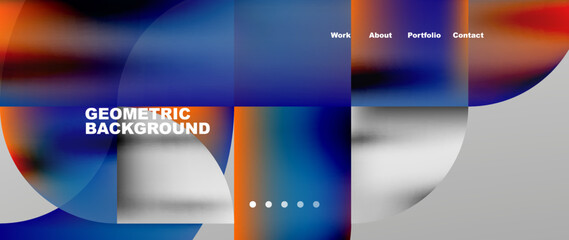 Geometric abstract background, line with fluid colors. Vector Illustration For Wallpaper, Banner, Background, Card, Book Illustration, landing page