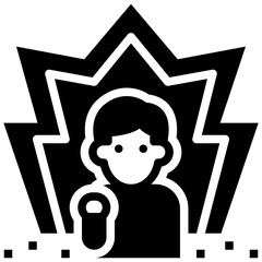 diligent glyph style icon